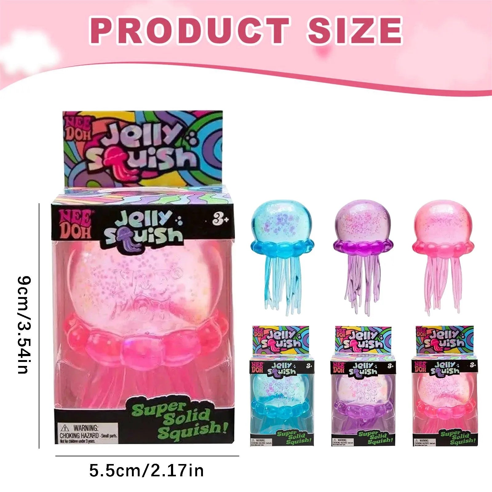 Needoh Jelly Hops Octopus Squeeze Toy