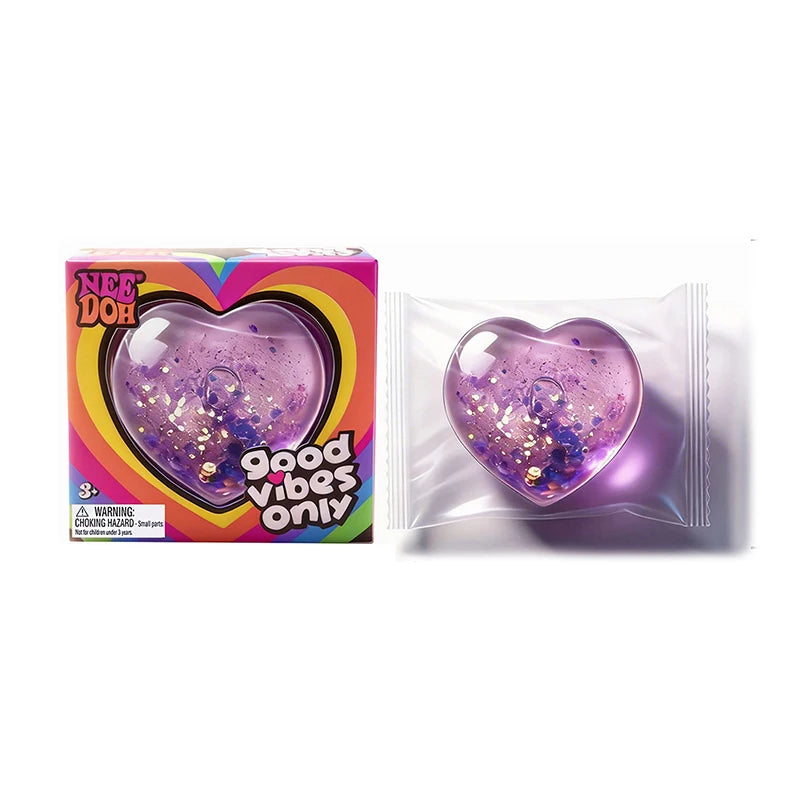 Needoh Heart Shaped Stress Reliever Super Squishy