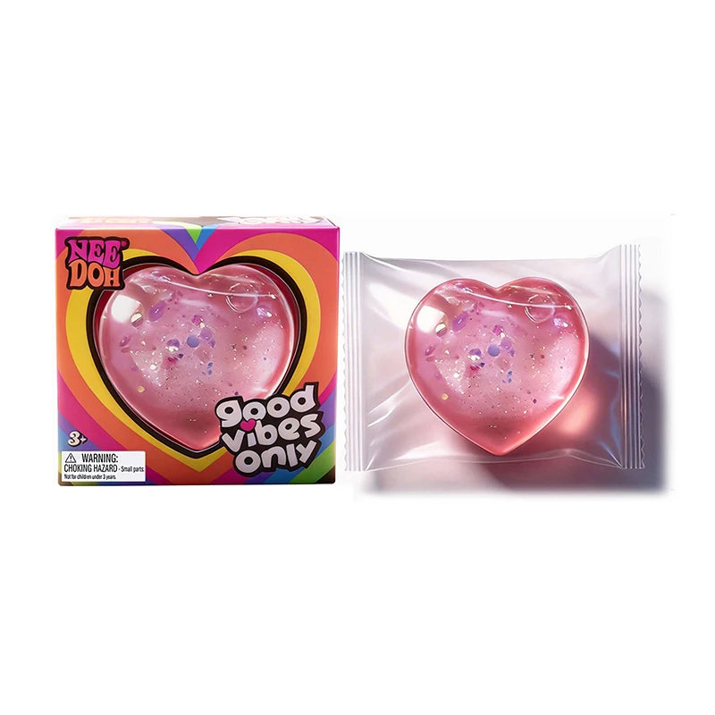 Needoh Heart Shaped Stress Reliever Super Squishy