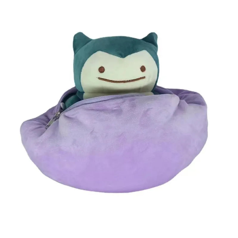 Pokemon Ditto Transform Snorlax Inside-Out Cushion Pillow