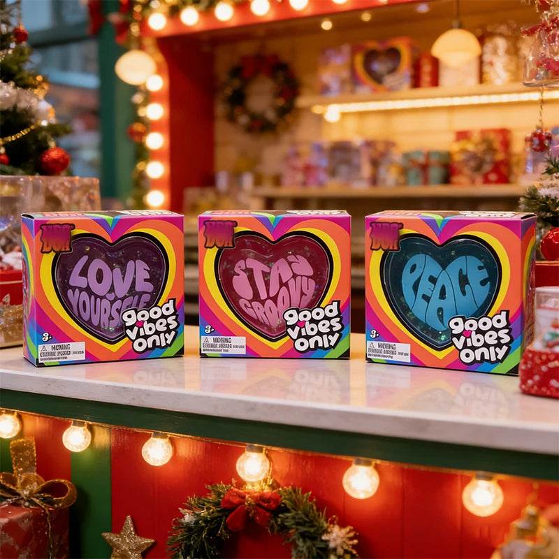 Needoh Heart Shaped Stress Reliever Super Squishy