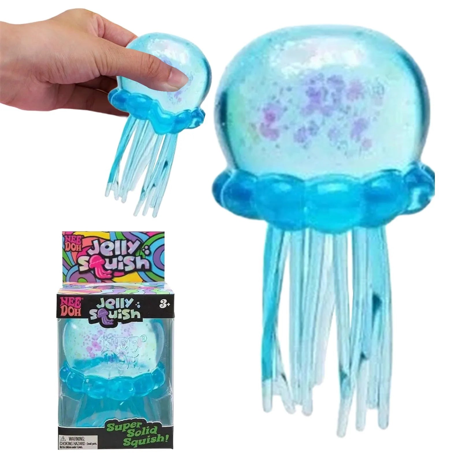 Needoh Jelly Hops Octopus Squeeze Toy